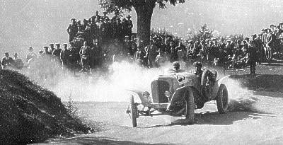 ein tolles Bild !  - Austro Fiat AF1 -Riesrennen 1925 -Vergrößerung auf Maus-Klick! 