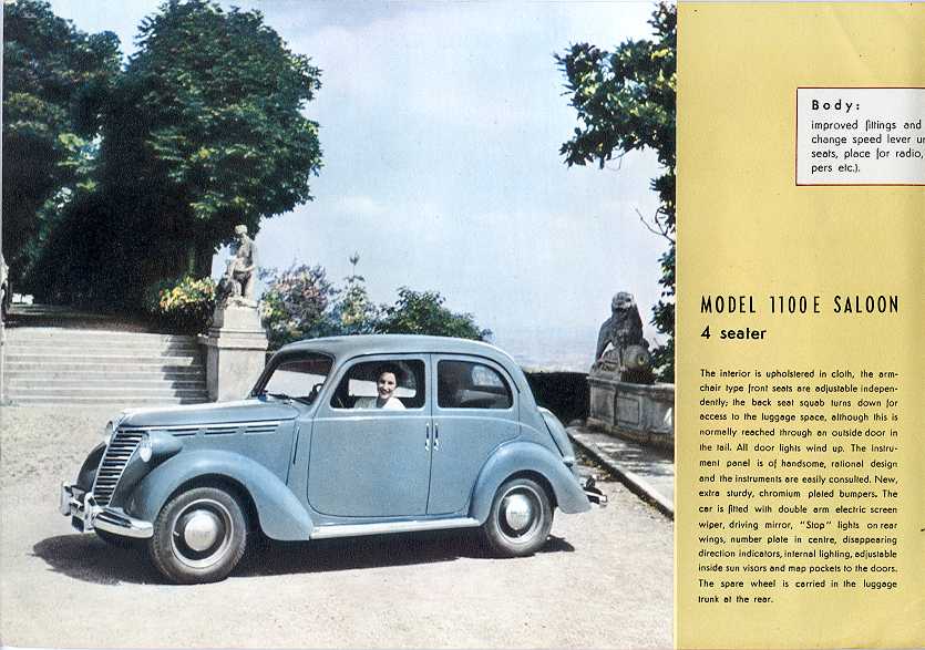 tags fiat 1100 1100e 50s magazine review