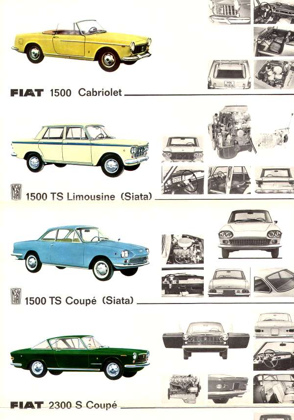 IMCDborg 1961 NSUFiat 1500 TS Siata 115 in Fleur d'oseille 1967