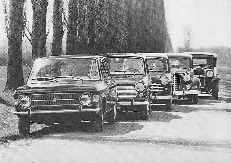 1969 Fiat 128. der Fiat 128 vor seinen