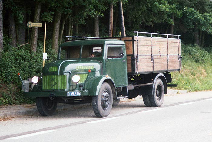 der wundersch n renovierte Lkw von Constatin Kieslings Vater