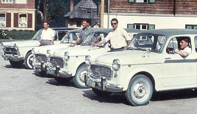 neue Autos wurden auch 1959 noch per Achse überstellt