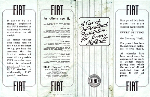 Fiat 1927 UK