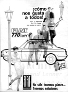 Fiat Argentina - 770 Coupe - Werbung